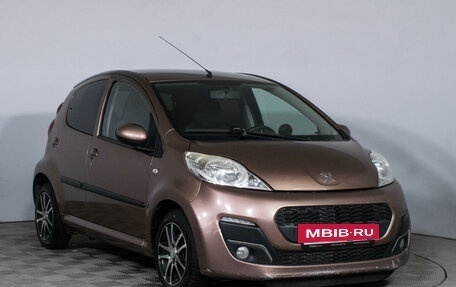 Peugeot 107 I рестайлинг, 2013 год, 595 000 рублей, 3 фотография