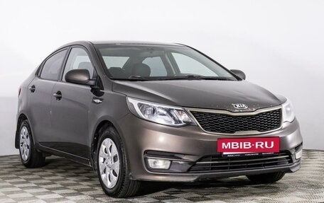 KIA Rio III рестайлинг, 2015 год, 709 777 рублей, 3 фотография