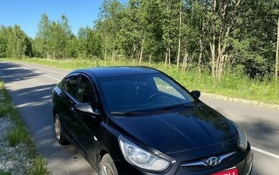 Hyundai Solaris II рестайлинг, 2011 год, 416 000 рублей, 1 фотография