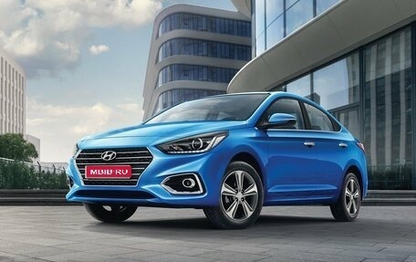 Hyundai Solaris II рестайлинг, 2017 год, 950 000 рублей, 1 фотография