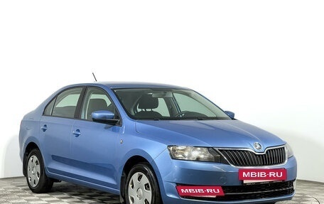 Skoda Rapid I, 2014 год, 1 097 000 рублей, 3 фотография