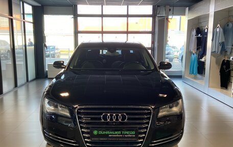 Audi A8, 2012 год, 1 550 000 рублей, 3 фотография