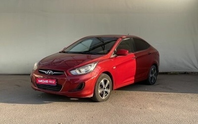 Hyundai Solaris II рестайлинг, 2011 год, 820 000 рублей, 1 фотография