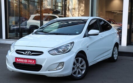 Hyundai Solaris II рестайлинг, 2011 год, 552 000 рублей, 1 фотография