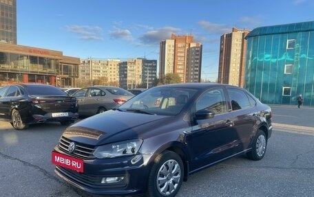 Volkswagen Polo VI (EU Market), 2017 год, 1 037 500 рублей, 2 фотография