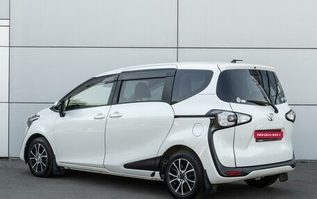 Toyota Sienta II, 2018 год, 1 439 000 рублей, 2 фотография