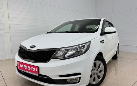 KIA Rio III рестайлинг, 2016 год, 1 050 000 рублей, 1 фотография