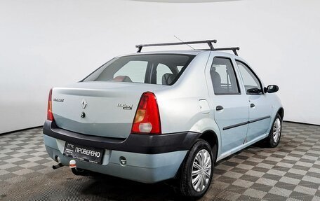 Renault Logan I, 2007 год, 344 000 рублей, 5 фотография