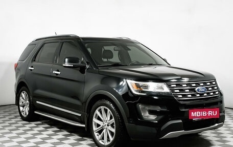 Ford Explorer VI, 2017 год, 3 098 000 рублей, 3 фотография