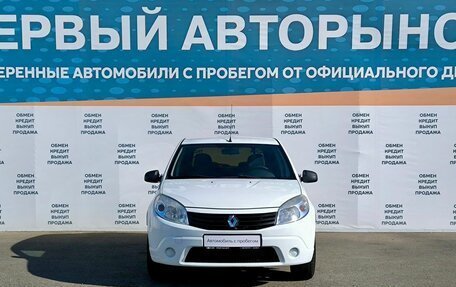 Renault Sandero I, 2012 год, 799 000 рублей, 2 фотография