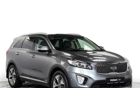 KIA Sorento III Prime рестайлинг, 2016 год, 2 595 000 рублей, 3 фотография