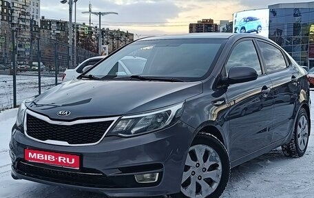 KIA Rio III рестайлинг, 2015 год, 890 000 рублей, 1 фотография