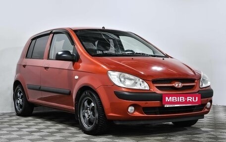 Hyundai Getz I рестайлинг, 2007 год, 577 500 рублей, 3 фотография