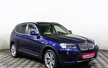 BMW X3, 2012 год, 2 449 000 рублей, 3 фотография