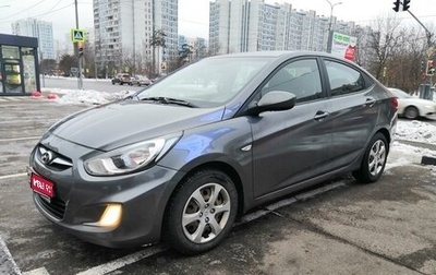 Hyundai Solaris II рестайлинг, 2011 год, 800 000 рублей, 1 фотография