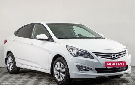 Hyundai Solaris II рестайлинг, 2016 год, 1 453 500 рублей, 3 фотография