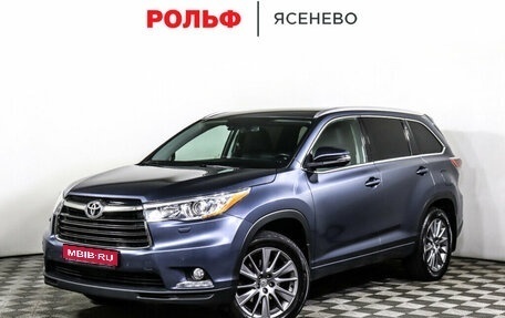 Toyota Highlander III, 2015 год, 3 798 000 рублей, 1 фотография