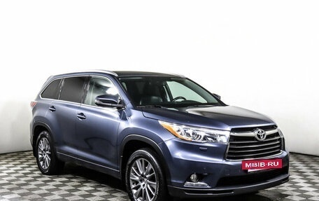 Toyota Highlander III, 2015 год, 3 798 000 рублей, 3 фотография