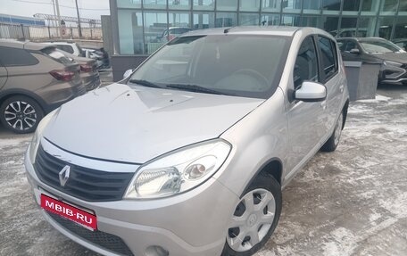 Renault Sandero I, 2012 год, 595 000 рублей, 1 фотография