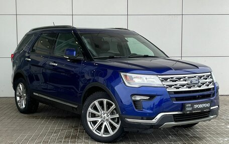 Ford Explorer VI, 2018 год, 3 433 000 рублей, 3 фотография