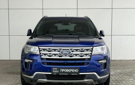 Ford Explorer VI, 2018 год, 3 433 000 рублей, 2 фотография