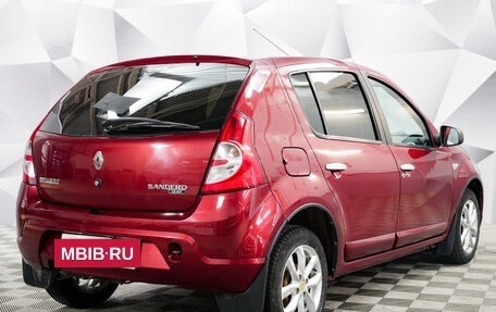 Renault Sandero I, 2012 год, 781 000 рублей, 6 фотография