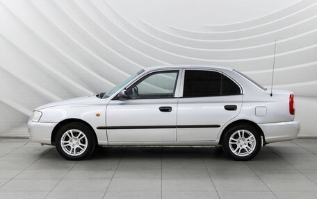 Hyundai Accent II, 2004 год, 418 000 рублей, 5 фотография