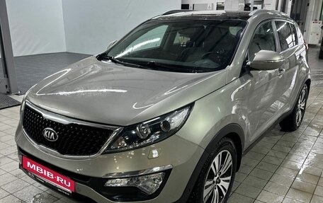 KIA Sportage III, 2015 год, 1 597 000 рублей, 2 фотография