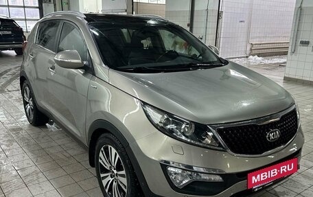 KIA Sportage III, 2015 год, 1 597 000 рублей, 3 фотография