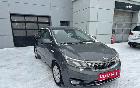 KIA Rio III рестайлинг, 2017 год, 949 000 рублей, 3 фотография