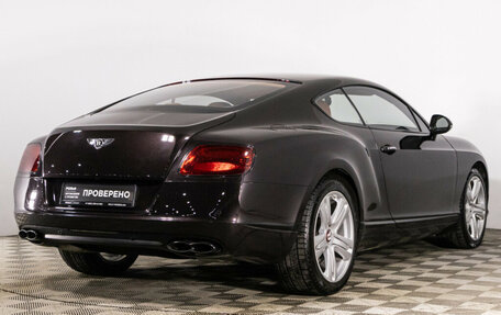 Bentley Continental GT II рестайлинг, 2012 год, 5 199 000 рублей, 5 фотография