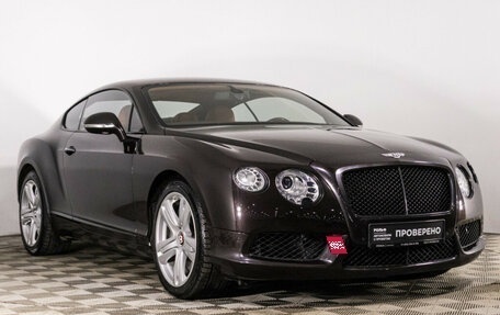 Bentley Continental GT II рестайлинг, 2012 год, 5 199 000 рублей, 3 фотография