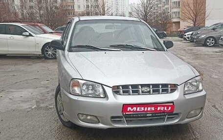 Hyundai Accent II, 2000 год, 1 фотография