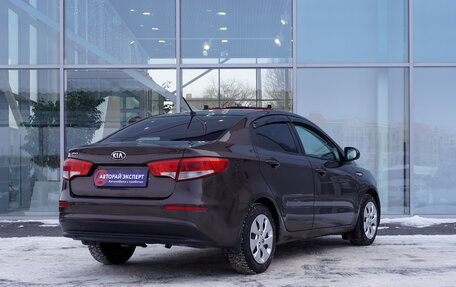 KIA Rio III рестайлинг, 2015 год, 996 000 рублей, 5 фотография