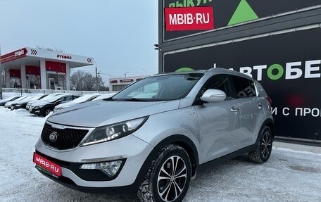 KIA Sportage III, 2014 год, 1 527 000 рублей, 1 фотография