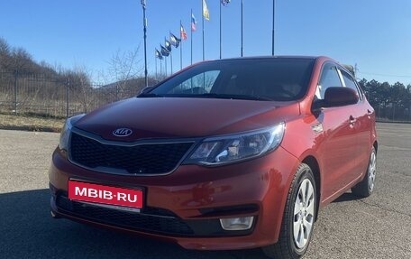 KIA Rio III рестайлинг, 2015 год, 1 080 000 рублей, 1 фотография