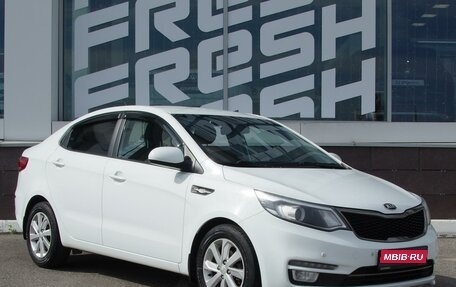 KIA Rio III рестайлинг, 2016 год, 1 279 000 рублей, 1 фотография
