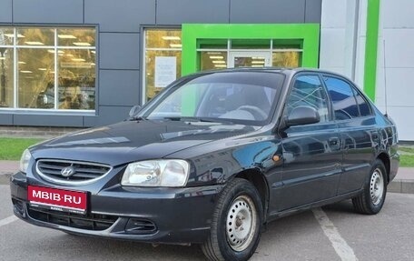 Hyundai Accent II, 2007 год, 349 000 рублей, 1 фотография