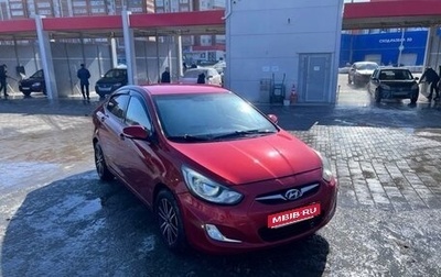 Hyundai Solaris II рестайлинг, 2011 год, 550 000 рублей, 1 фотография