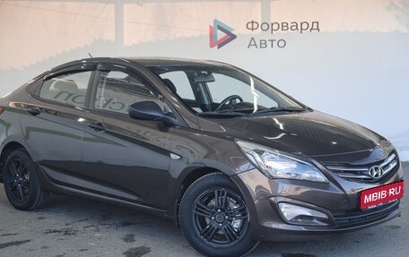 Hyundai Solaris II рестайлинг, 2014 год, 1 100 000 рублей, 1 фотография