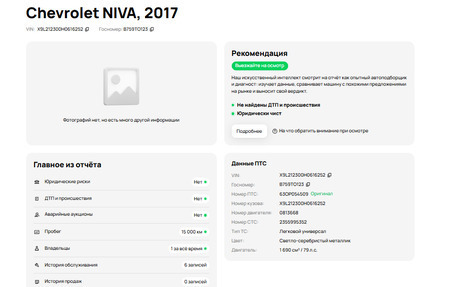 Chevrolet Niva I рестайлинг, 2017 год, 735 000 рублей, 18 фотография