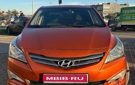 Hyundai Solaris II рестайлинг, 2015 год, 760 000 рублей, 1 фотография