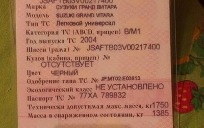 Suzuki Grand Vitara, 2004 год, 500 000 рублей, 1 фотография