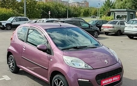 Peugeot 107 I рестайлинг, 2012 год, 485 000 рублей, 4 фотография