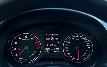 Audi A3, 2017 год, 1 995 900 рублей, 20 фотография