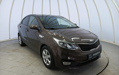 KIA Rio III рестайлинг, 2015 год, 870 000 рублей, 3 фотография