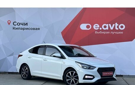 Hyundai Solaris II рестайлинг, 2017 год, 1 050 000 рублей, 3 фотография
