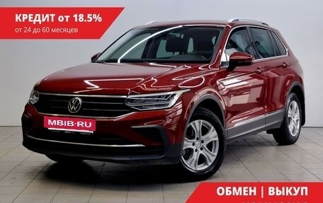 Volkswagen Tiguan II, 2021 год, 2 980 000 рублей, 2 фотография