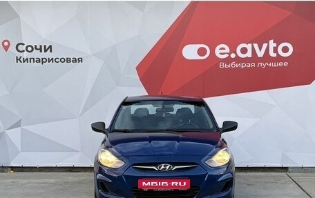 Hyundai Solaris II рестайлинг, 2011 год, 870 000 рублей, 2 фотография