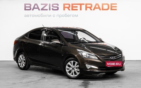 Hyundai Solaris II рестайлинг, 2015 год, 949 000 рублей, 3 фотография